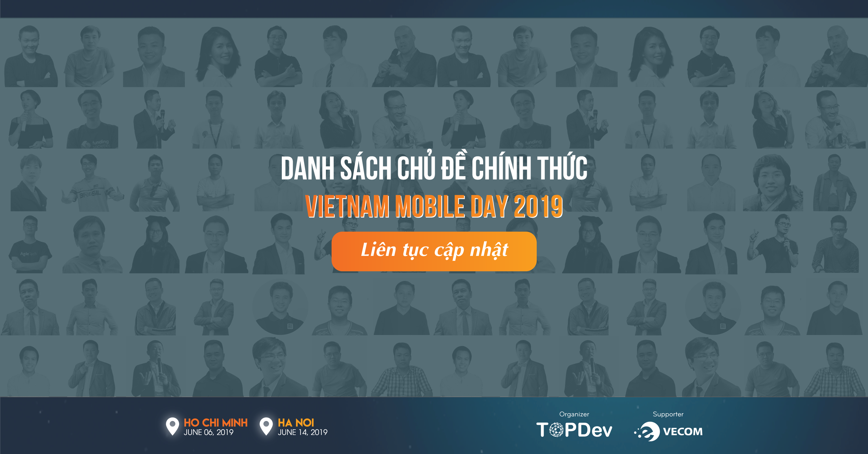 danh sách chủ đề vietnam mobile day