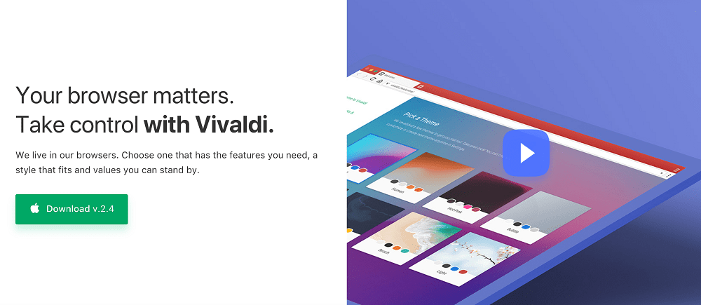 5 trình duyệt web nhẹ nhất thế giới Vivaldi
